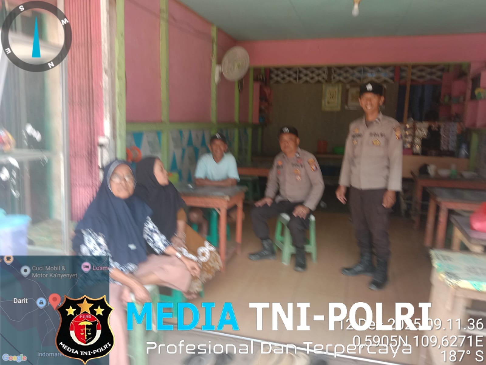 Sampaikan Kamtibmas Samapta Polsek Menyuke Laksanakan Patroli Siang