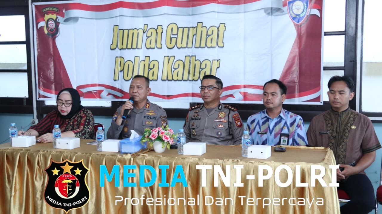Dialog Bersama Warga, Polda Kalbar Gelar Jum’at Curhat di Kecamatan Pontianak Selatan