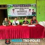 Babinsa Koramil 1015-06/Cempaga Dampingi Penyerahan Bantuan Langsung Tunai Dana Desa