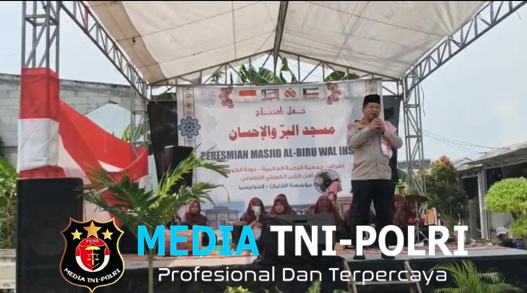 Masjid Al-Biru Wal Ihsan Diresmikan, Kapolsek Babelan Tekankan Pentingnya Masjid sebagai Pusat Kegiatan Keagamaan dan Sosial