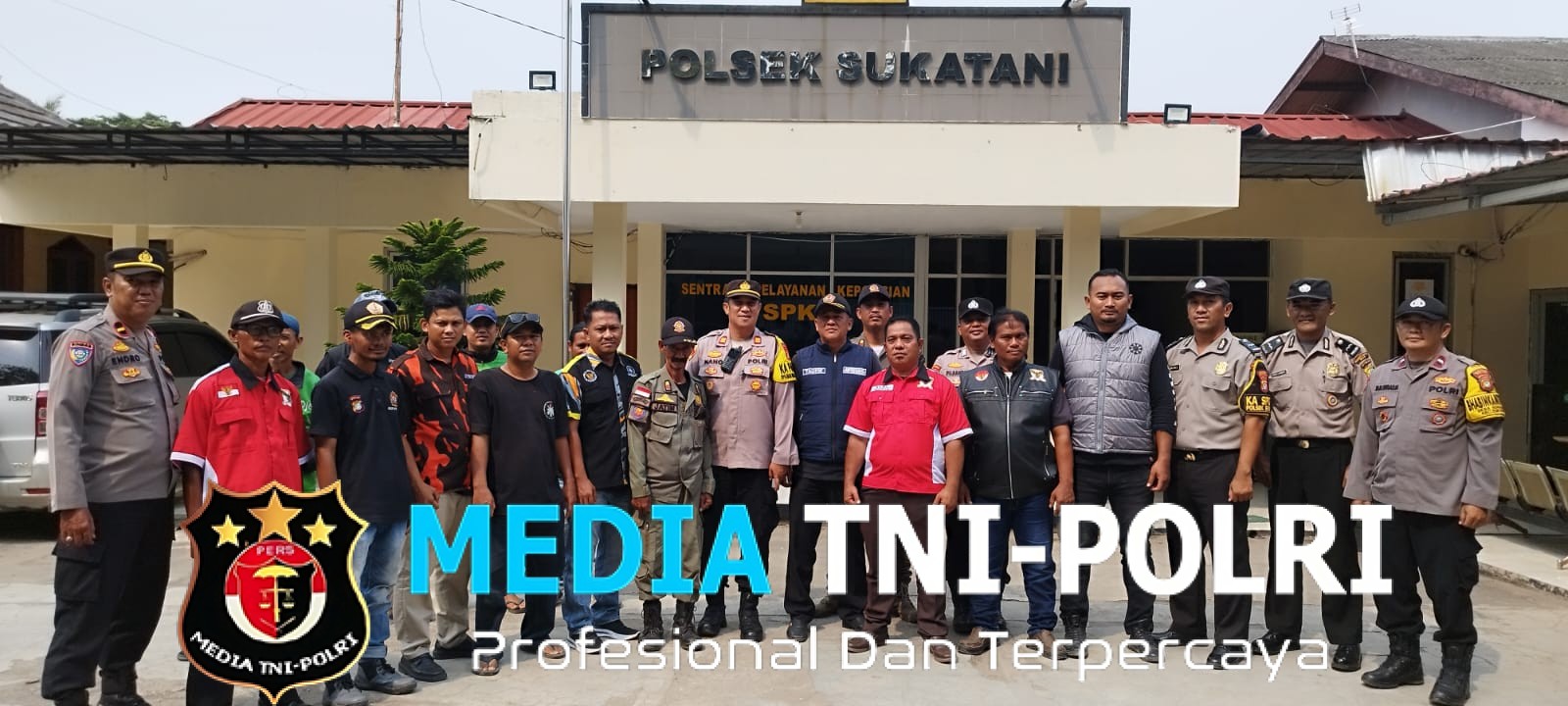 Apel Gabungan Polsek Sukatani dengan Potensi Masyarakat, Siapkan Sinergi Jaga Kamtibmas Akhir Tahun