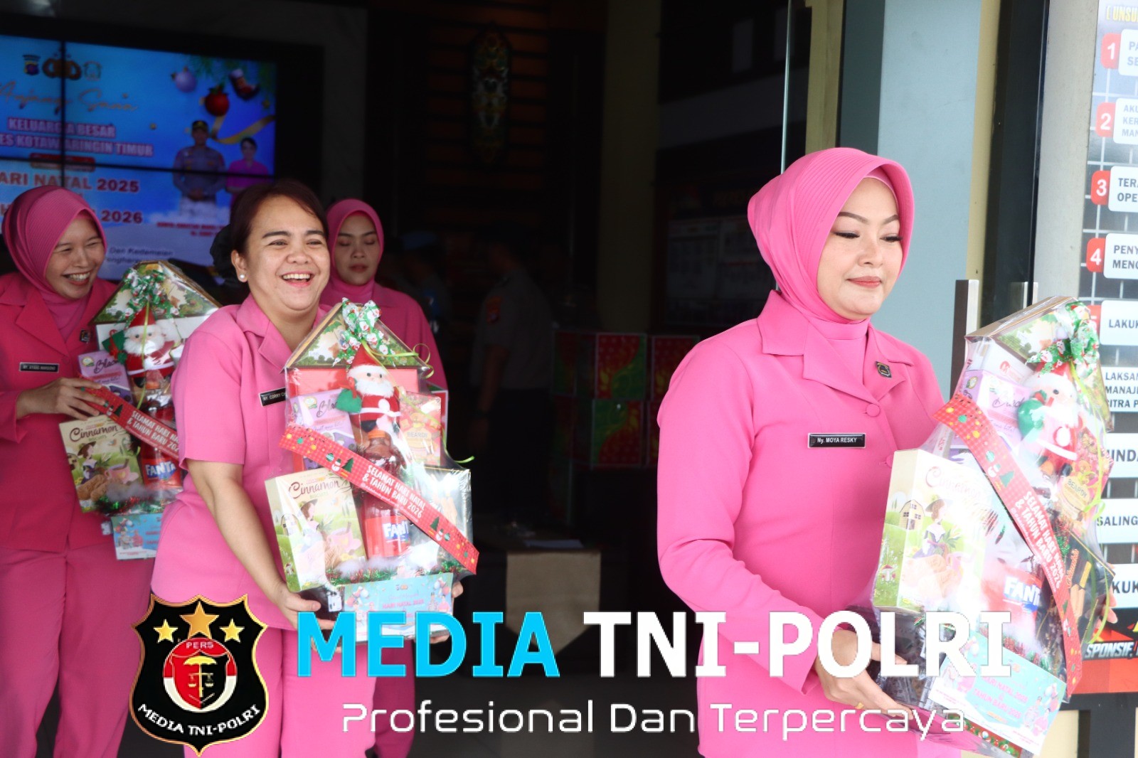Menjelang Natal Polres Kotim Adakan Anjangsana Berbagi Kasih Dan Suka Cita