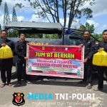 Wujudkan Kepedulian, Batalyon B Pelopor Brimob Kalteng Gelar Aksi Jumat Berkah di Tiga Kabupaten