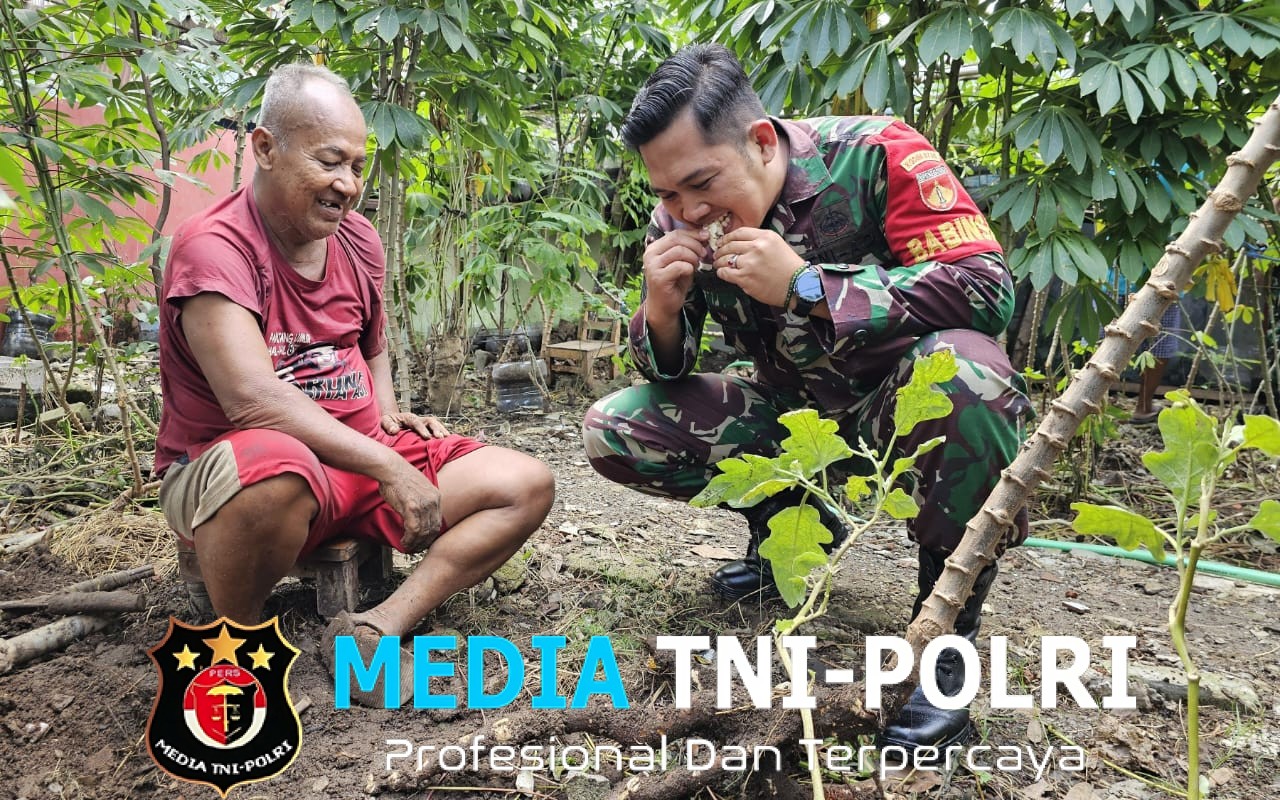 Babinsa Tipes Tingkatkan Ketahanan Pangan Melalui Pendampingan Warga