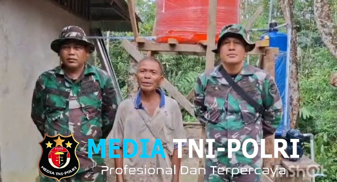 Satgas Kodim 0210/TU Pasang Pompa Penjernih Air di Posko Pengungsian HKBP Sibalanga