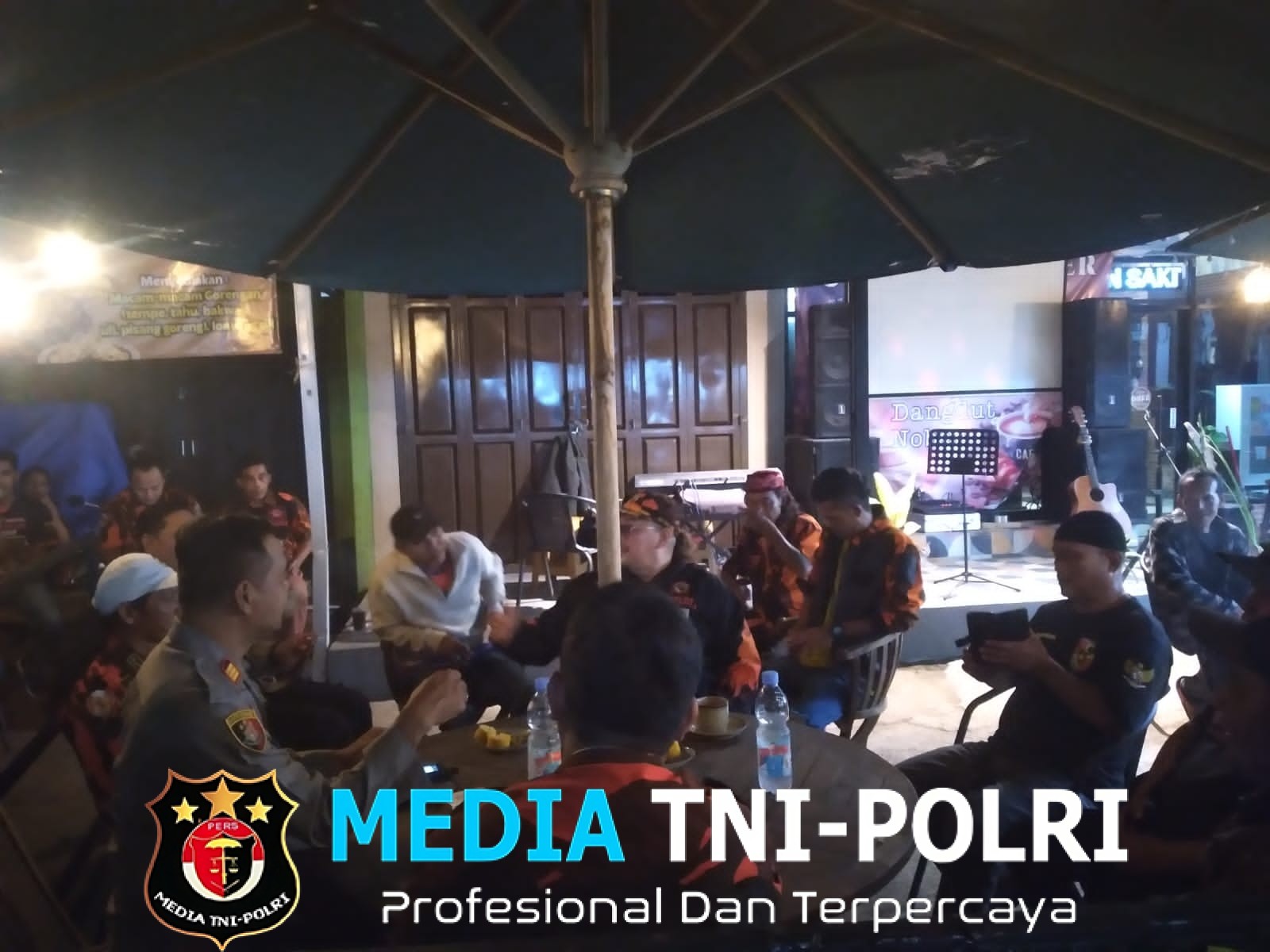 Polsek Setu Gelar Ngopi Kamtibmas Bersama Pemuda Pancasila