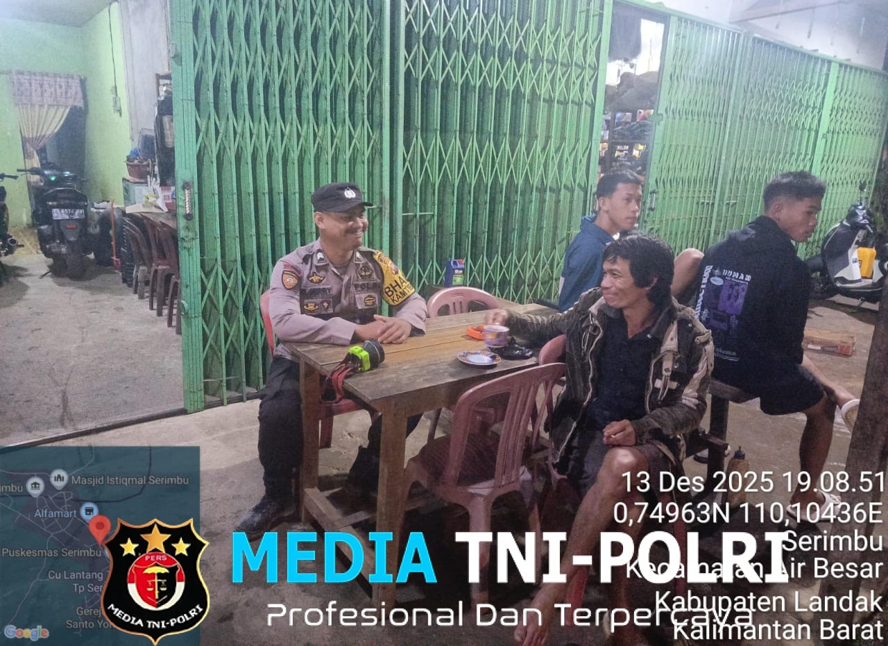 Cegah Kriminalitas, Polisi Hadir di Tengah Warga Saat Patroli Malam