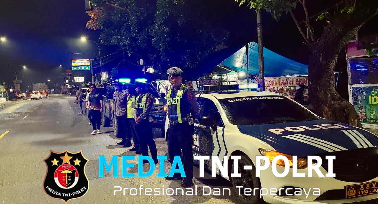 Polres Lampung Tengah Gelar Apel Siaga dan Patroli KRYD, Cegah Aksi Balap Liar dan Kejahatan Jalanan