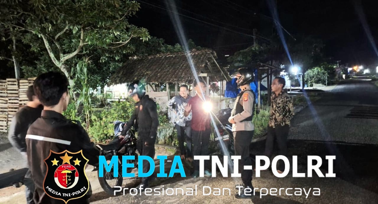 Tim Patroli Perintis Presisi Polres Tanggamus Sisir Titik Rawan Kejahatan di Sumberejo, Tegaskan Negara Hadir