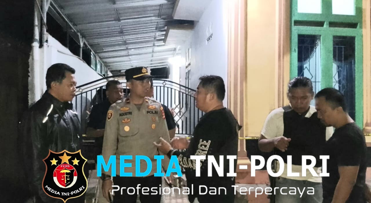 Tim Inafis Polres Tanggamus Olah TKP Dugaan Kasus Pembunuhan Pasutri di Pugung