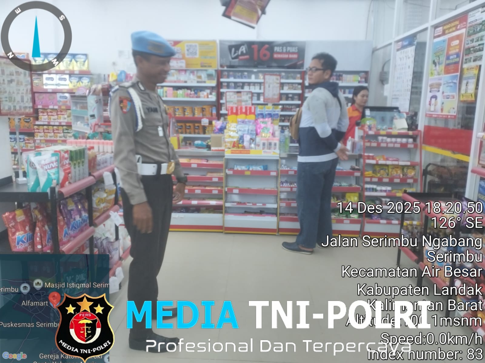 Polisi Intensifkan Patroli Malam, Warga Air Besar Diberi Himbauan Kamtibmas