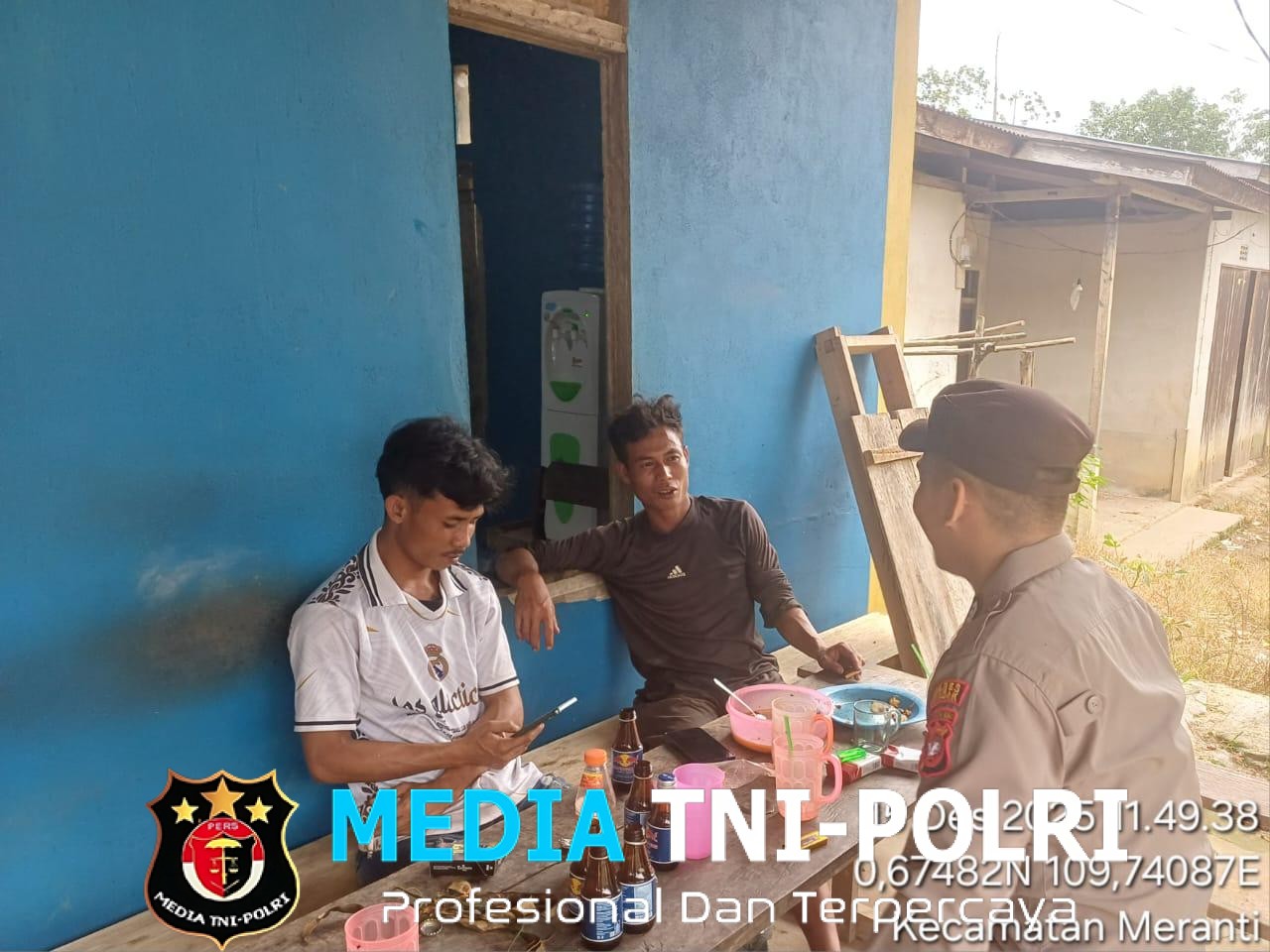 Patroli Siang Jadi Upaya Preventif Polsek Meranti Ciptakan Kamtibmas Kondusif