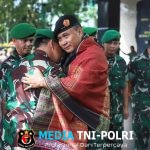 Pelepasan Mayjen TNI Rio Firdianto dan Ibu Galuh Rio Firdianto oleh Pangdam l/BB bersama Ketua Persit KCK Daerah l/BB