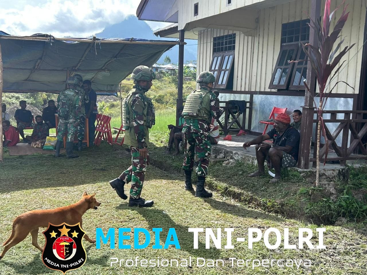 Empati Mendalam Satgas Yonif 521/DY Belasungkawa atas Meninggalnya Tokoh Masyarakat Distrik Apalapsili