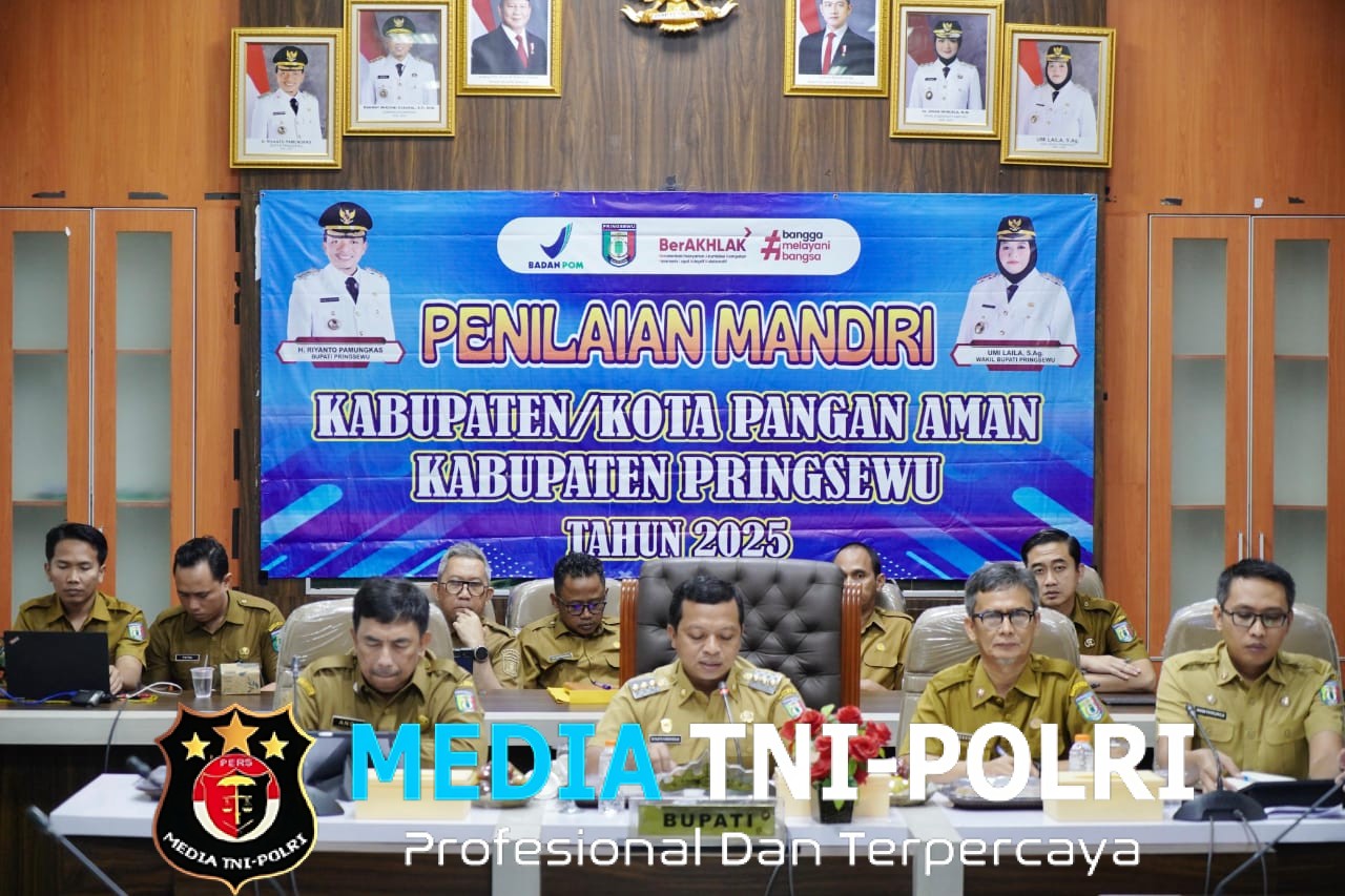 Tegaskan Keamanan Pangan, Pringsewu Ikuti Penilaian Mandiri Kabupaten/Kota Pangan Aman 2025