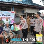 Bakti Kemanusiaan Polres Kotim, Tinjau lokasi Pasca sungai meluap Di Kecamatan Mentaya Hulu Dan Antang Kalang