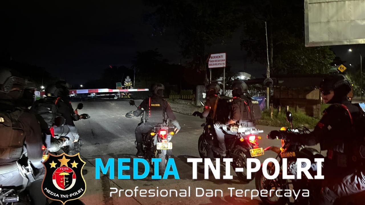 Brimob Batalyon D Pelopor Gelar Patroli Rayonisasi, Wilayah Kabupaten Bekasi Aman dan Kondusif