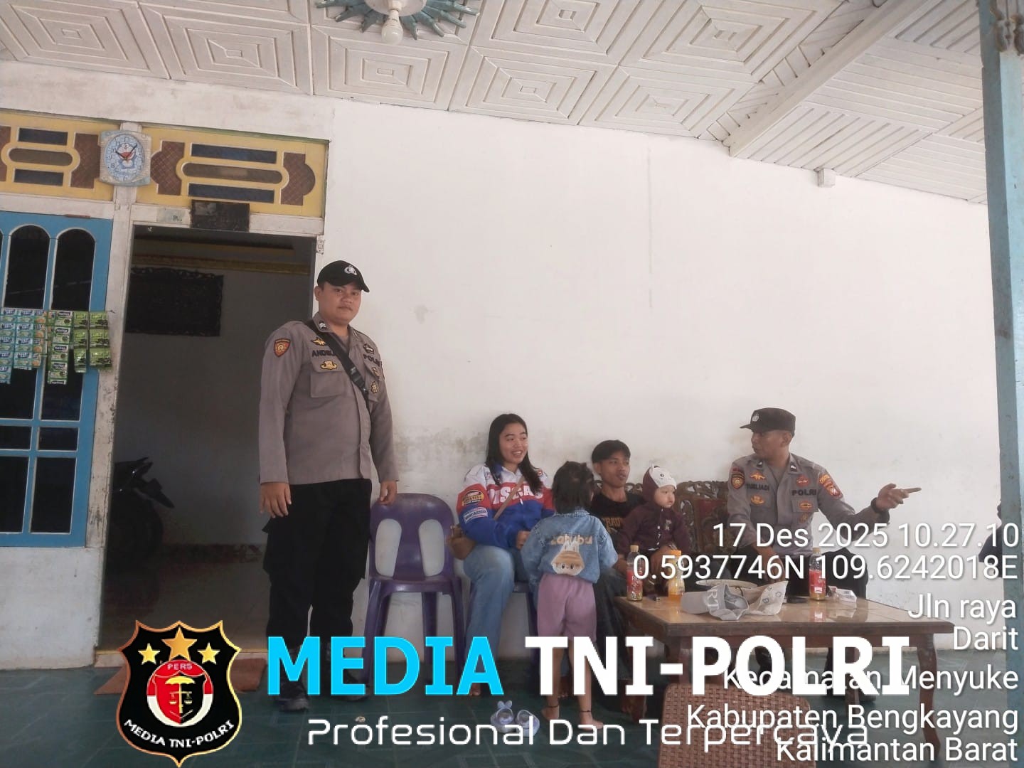 Laksanakan Patroli Siang dan Sampaikan Imbauan Kamtibmas Oleh Samapta Polsek Menyuke