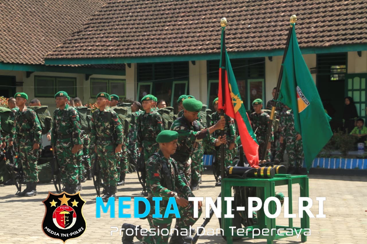 Dandim 0808/Blitar Sambut Peleton Beranting Yudha Wastu Pramuka Jaya Kodam V/Brawijaya Di Blitar