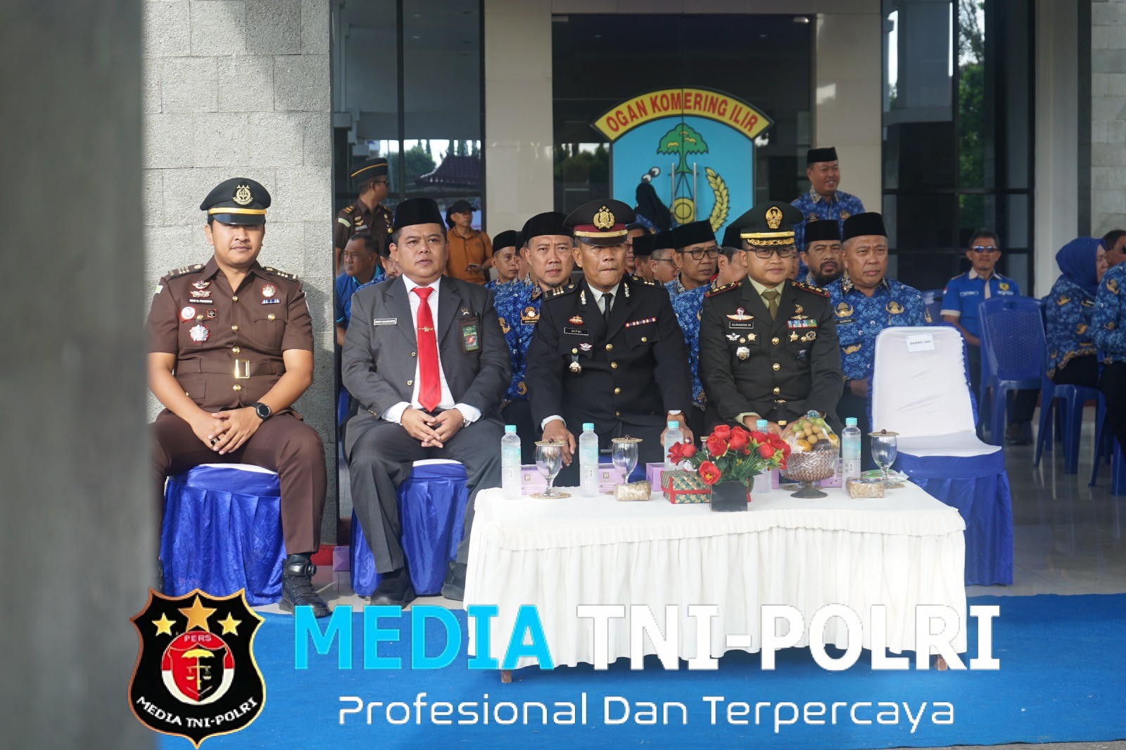 Perkuat Bela Negara dan Kesiapsiagaan Bencana, Dandim 0402/OKI-OI Hadiri Apel Siaga di OKI