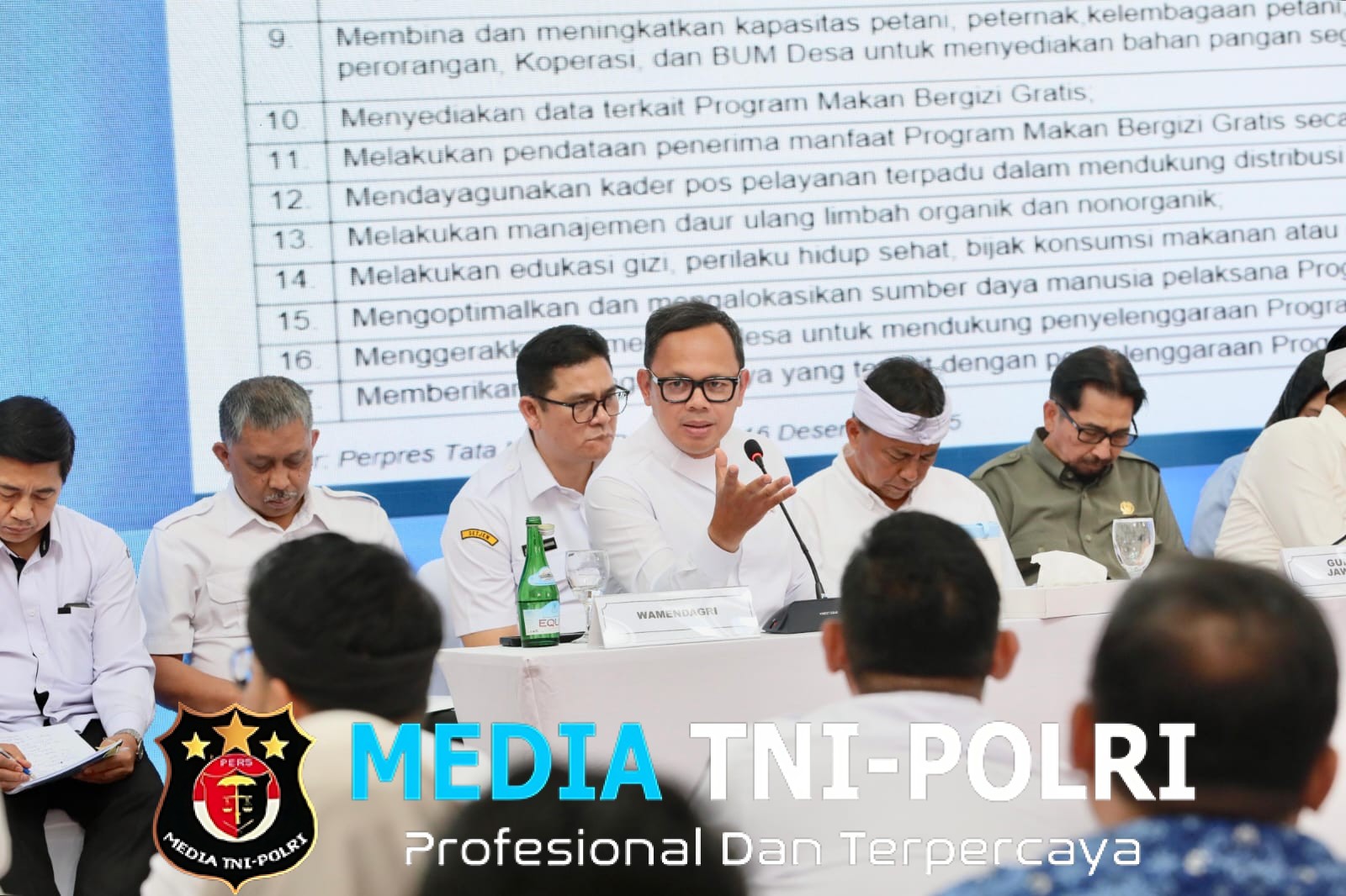 Dukung MBG, Wamendagri Bima Minta Kepala Daerah Cermati SE Mendagri