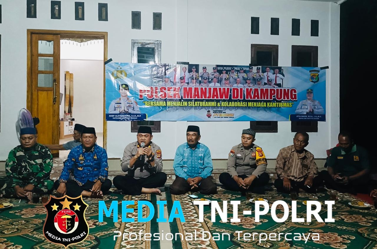 Polsek Seputih Banyak Gelar PMK, Perkuat Sinergi Jaga Kamtibmas