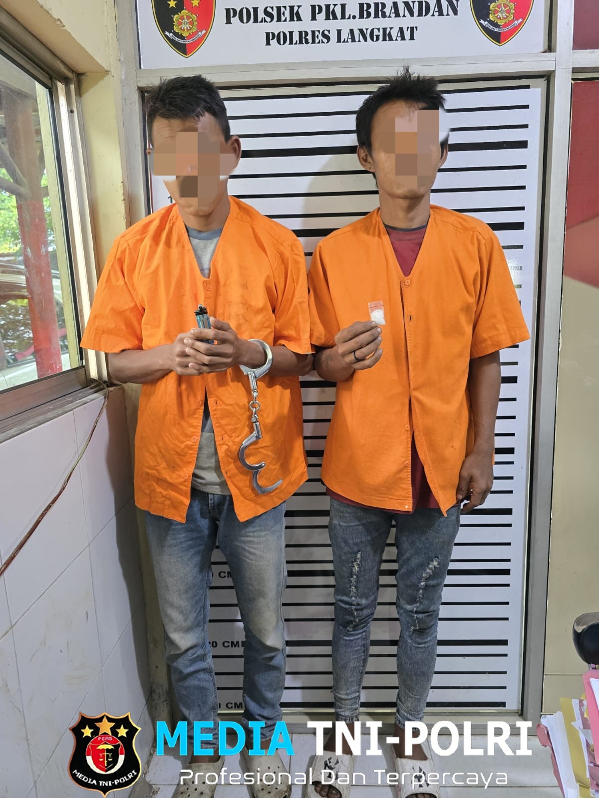 Kapolres Langkat Tegaskan Komitmen Berantas Narkotika, Dua Pelaku Diamankan di Pangkalan Brandan