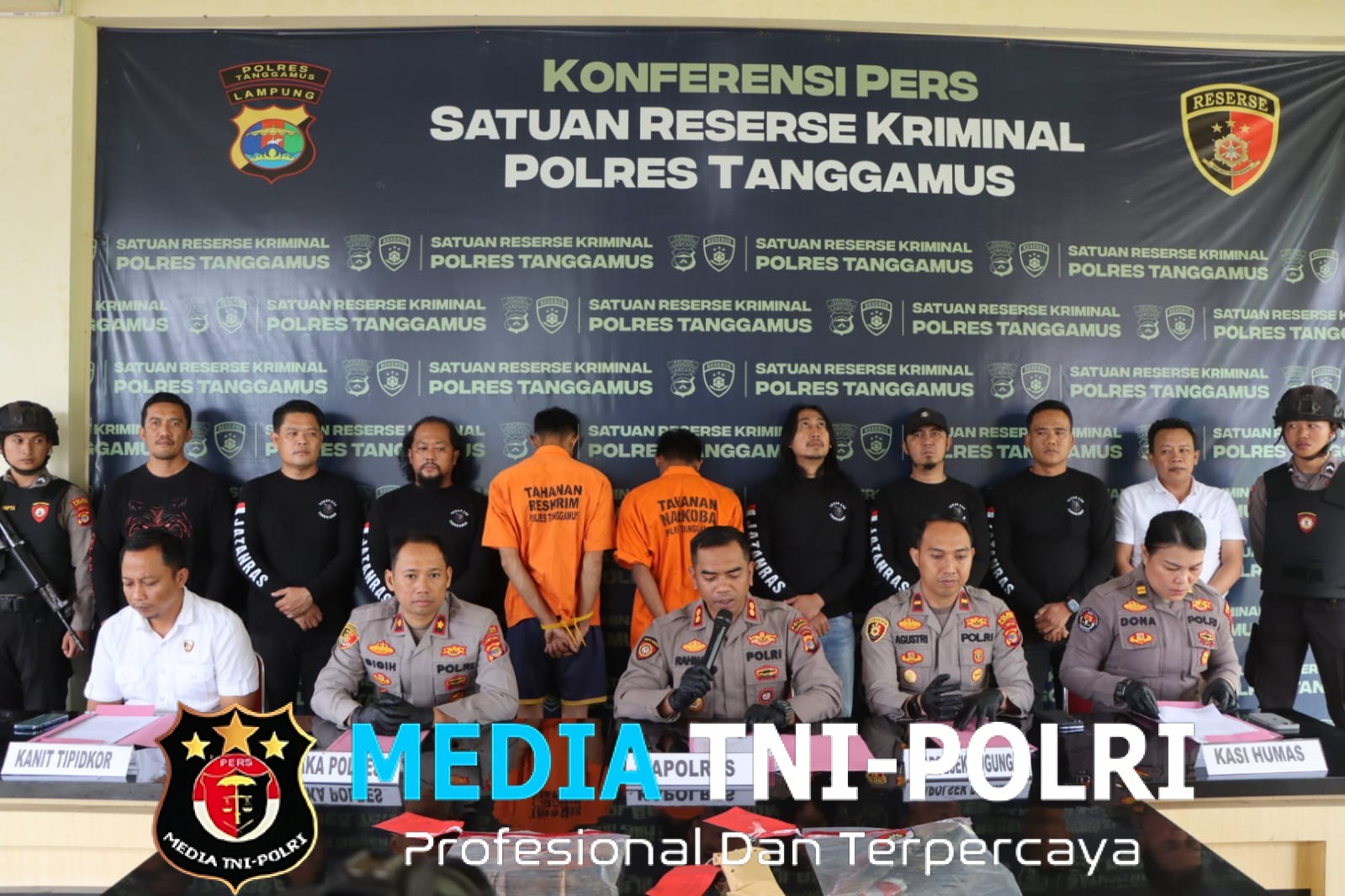 Polres Tanggamus Tetapkan Dua Tersangka Curas Disertai Pembunuhan di Pugung