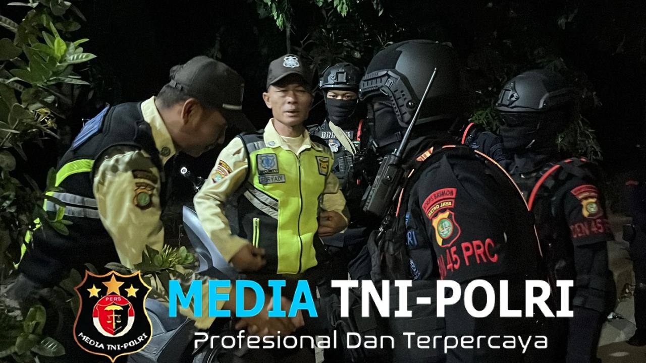 Brimob Batalyon D Pelopor Intensifkan Patroli Rayonisasi, Wilayah Kabupaten Bekasi Tetap Kondusif