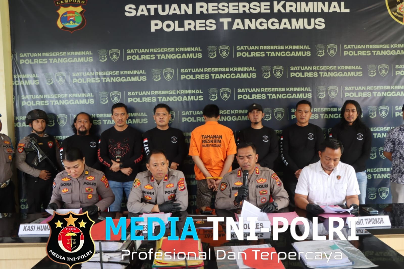 Dugaan Korupsi Dana Desa Lebih dari Rp1 Miliar, Satreskrim Polres Tanggamus Tahan Oknum Kakon Atar Lebar