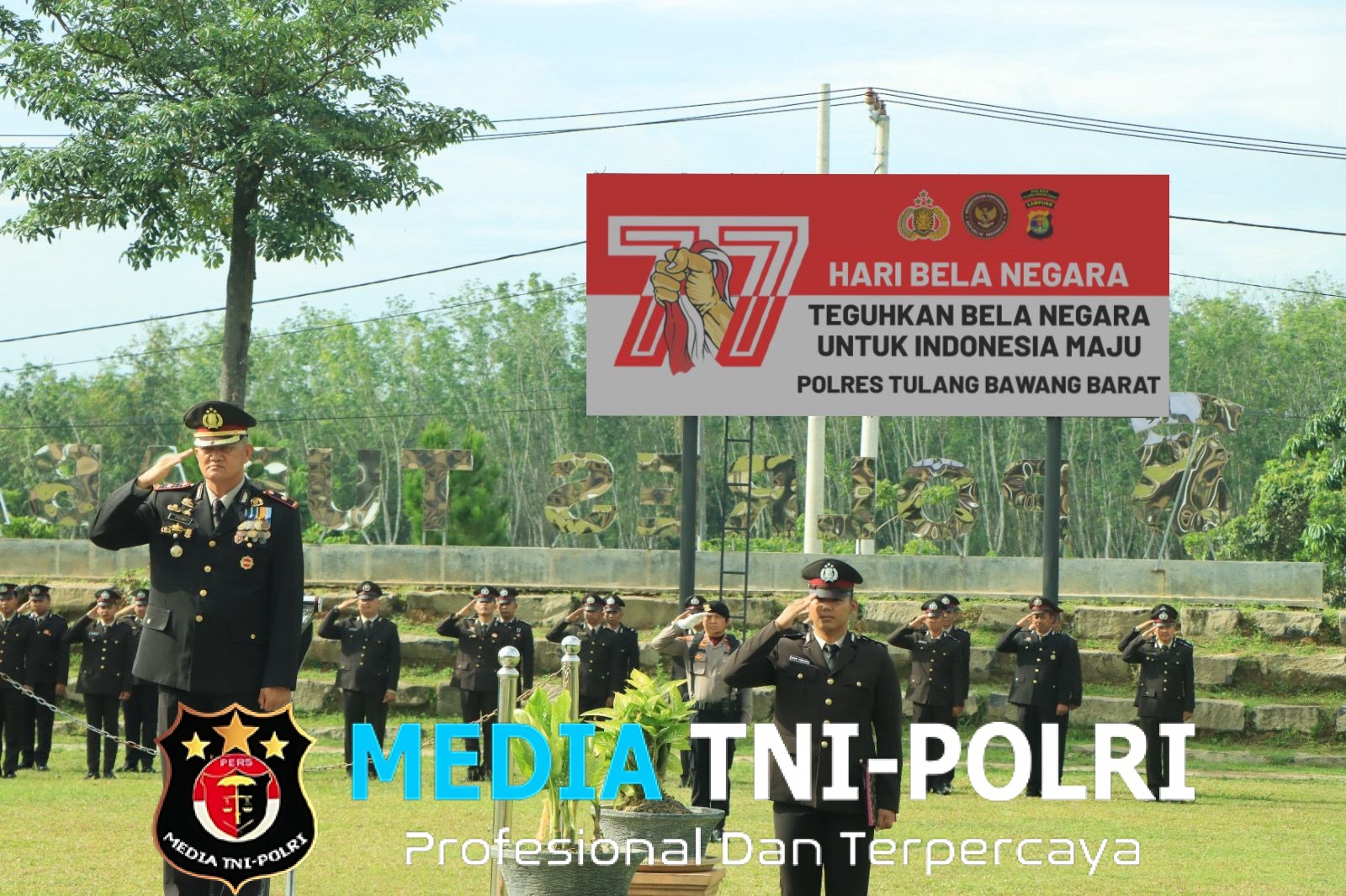 Polres Tulang Bawang Barat Gelar Upacara Peringatan Hari Bela Negara ke-77