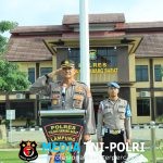 Polres Tulang Bawang Barat Gelar Apel Pasukan Operasi Lilin Krakatau 2025, Siap Amankan Natal dan Tahun Baru