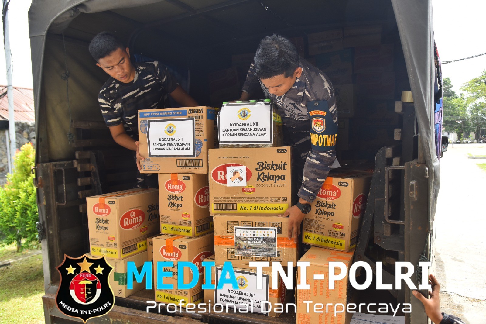 Kodaeral XII Kirim Bantuan Kemanusiaan untuk Korban Bencana di Sumatera