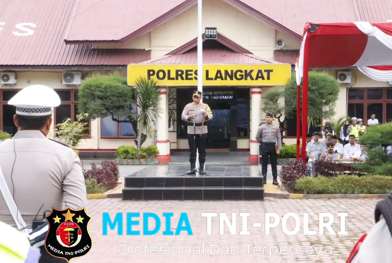 Apel Gelar Pasukan Ops Lilin Toba 2025, Polres Langkat Siap Amankan Natal dan Tahun Baru