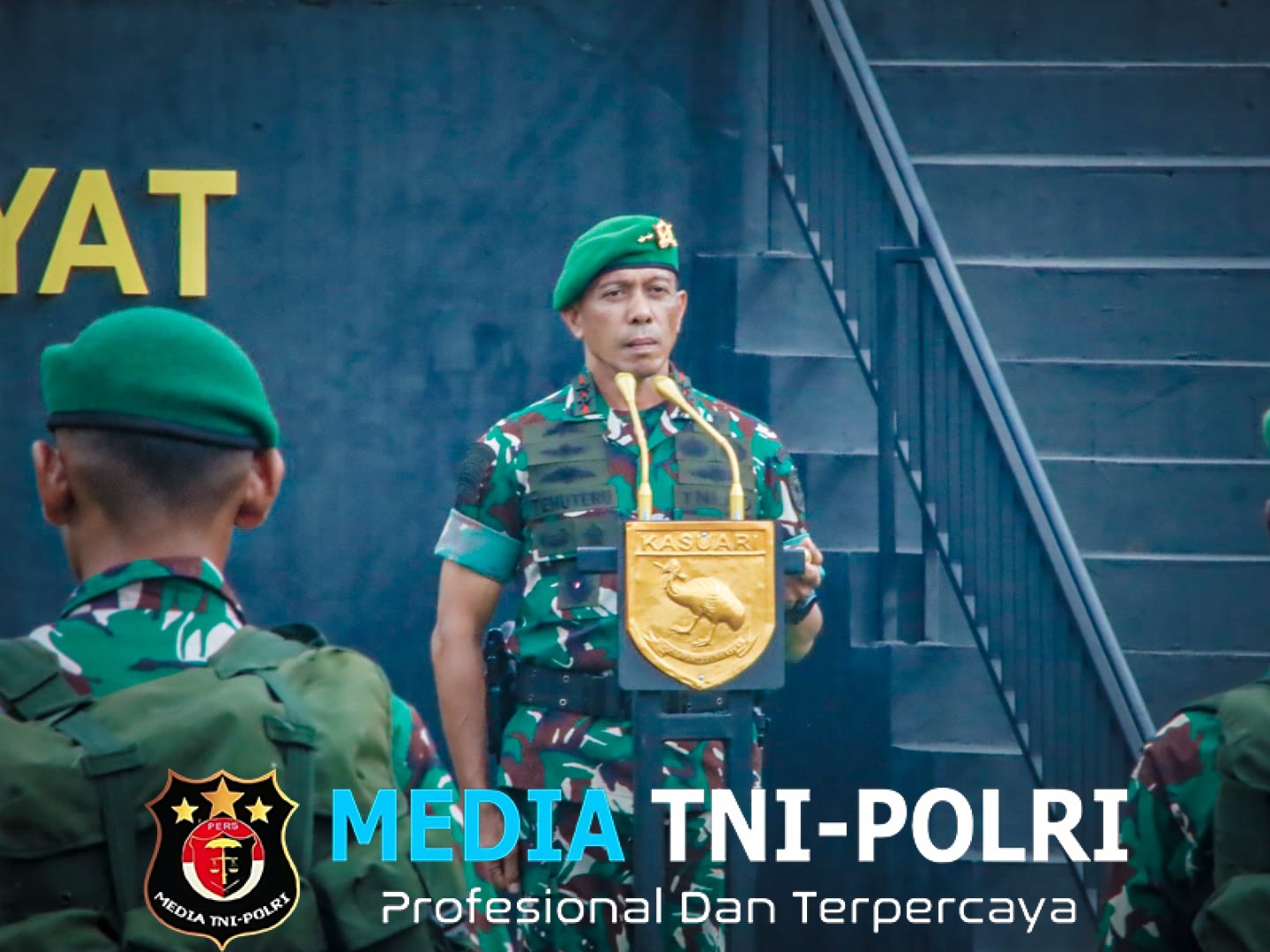 Tonting YWPJ Awali Upacara Hari Juang Korps Infanteri Ke-77 Dipimpin Pangdam Kasuari  Hari Juang Infanteri Momentum Meneguhkan Jati Diri Prajurit Bersama Rakyat