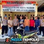 Kerja Keras Tekab 308 Presisi Polsek Bumi Ratu Nuban Berbuah Hasil, Motor TNI yang Hilang Akhirnya Kembali