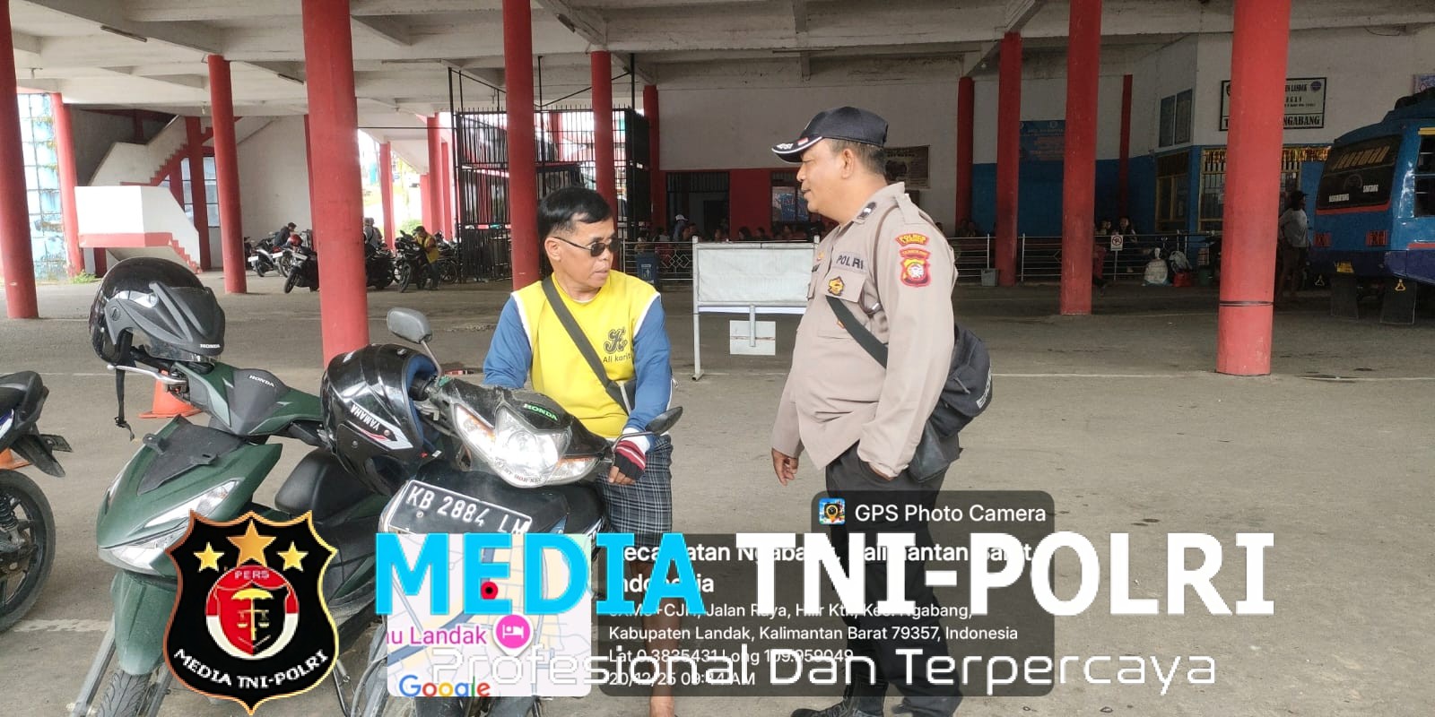 Polsek Ngabang Intensifkan Patroli Rutin Sambut Natal
