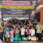 Peduli Sesama, Polsek Seputih Surabaya Gelar Khitanan Massal Gratis Bersama Komunitas Jumat Berbagi