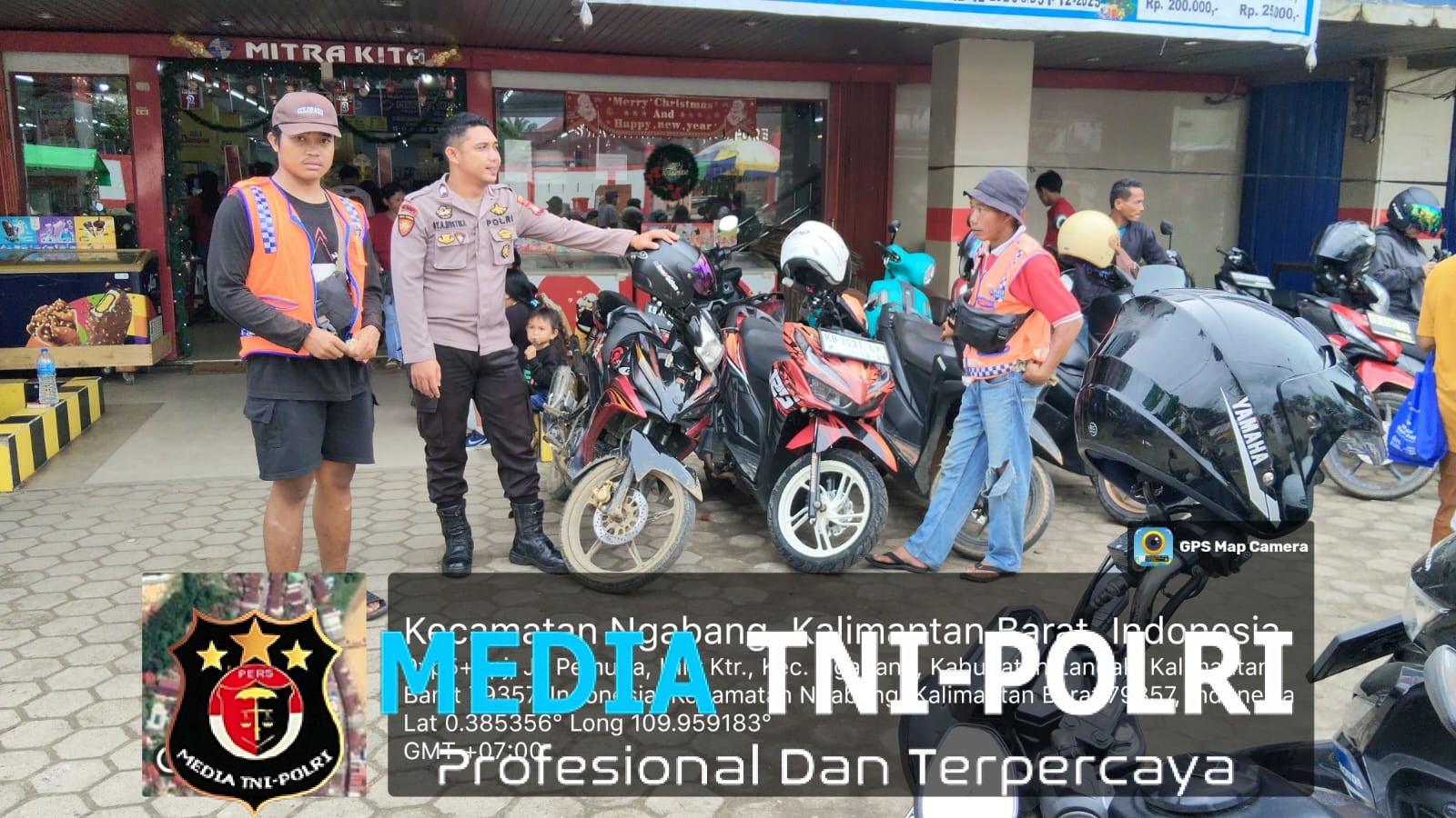Polsek Ngabang Dan Polsubsektor Jelimpo Gencar Laksanakan Patroli Rutin Menjelang Natal