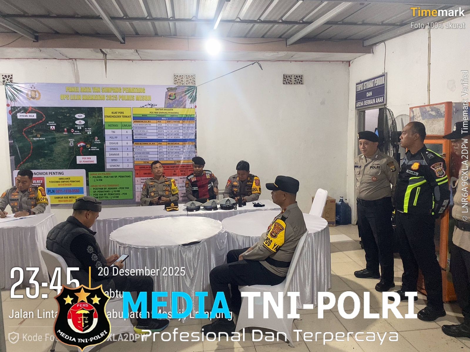 Jamin Keamanan Pemudik, Kapolres Mesuji Pantau Langsung Sarpras Pengamanan di 5 Titik Strategis