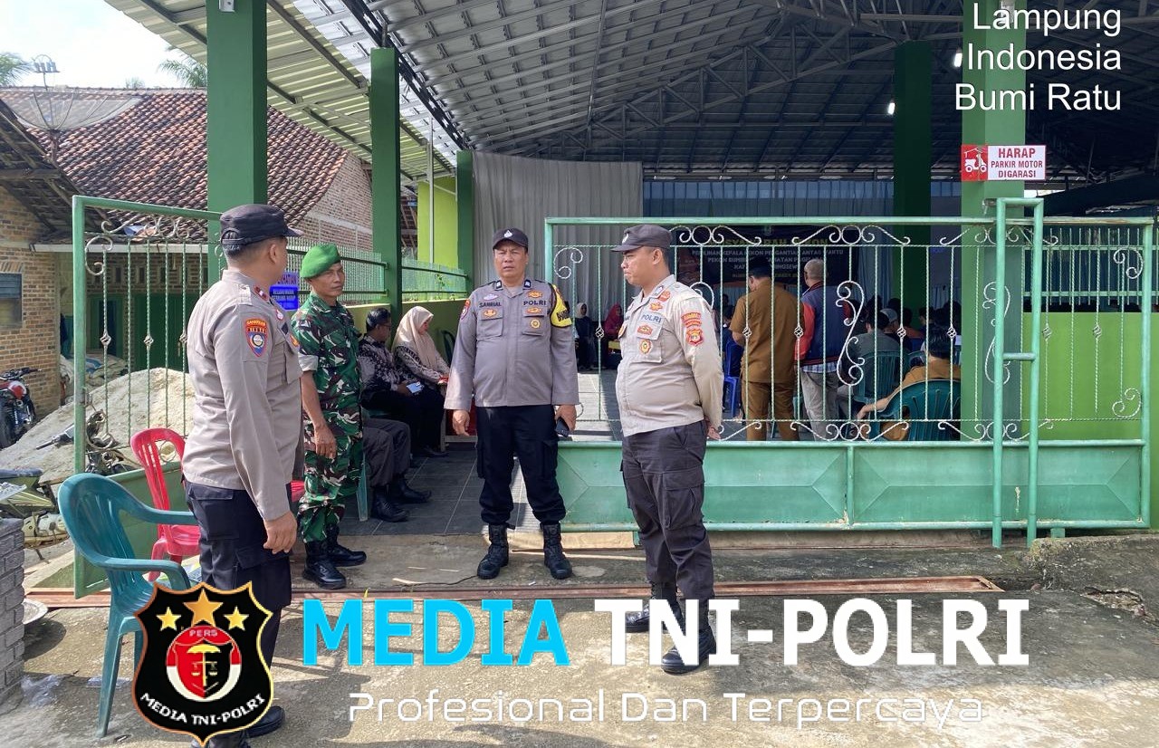 Pilkakon PAW Lima Pekon Pringsewu Dikawal Ketat Polisi