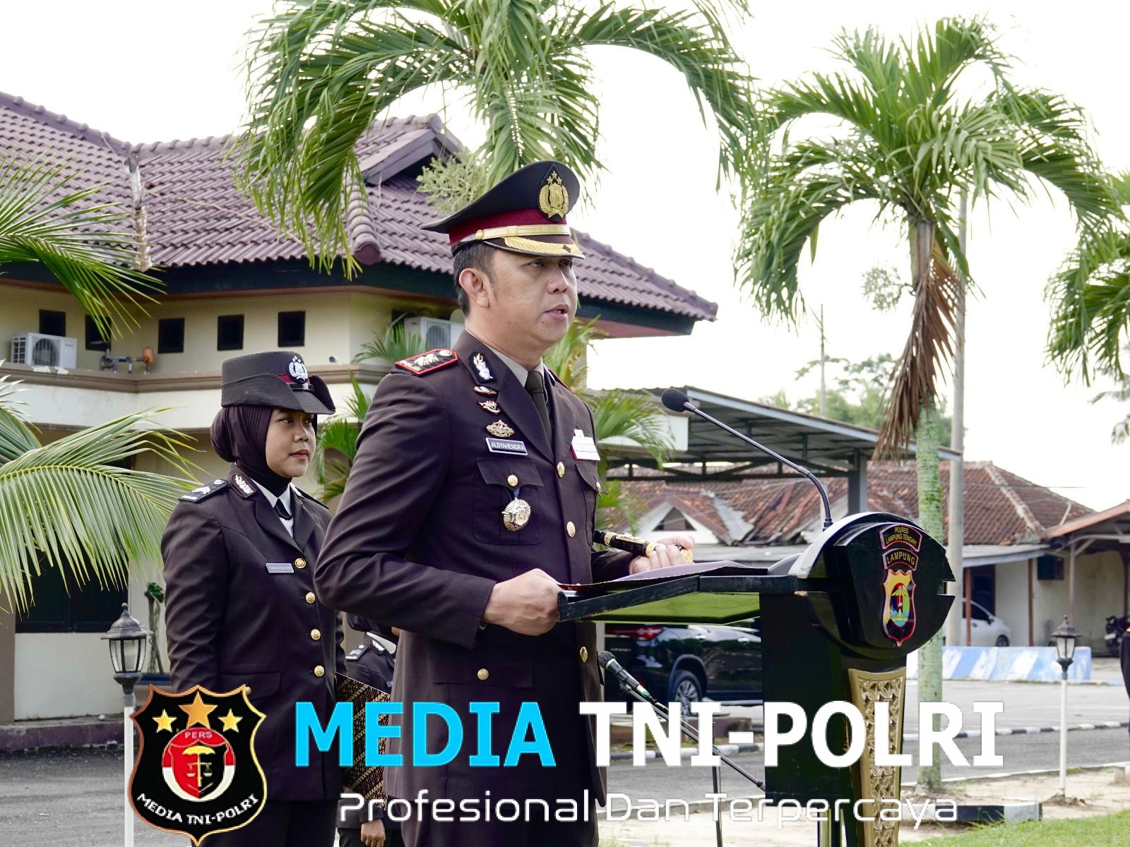 Kapolres Lampung Tengah Pimpin Upacara Peringatan Hari Ibu ke-97 Tahun 2025