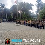 Apel Pengamanan Malam Natal dan Tahun Baru 2026 di Halaman Kecamatan Tebet