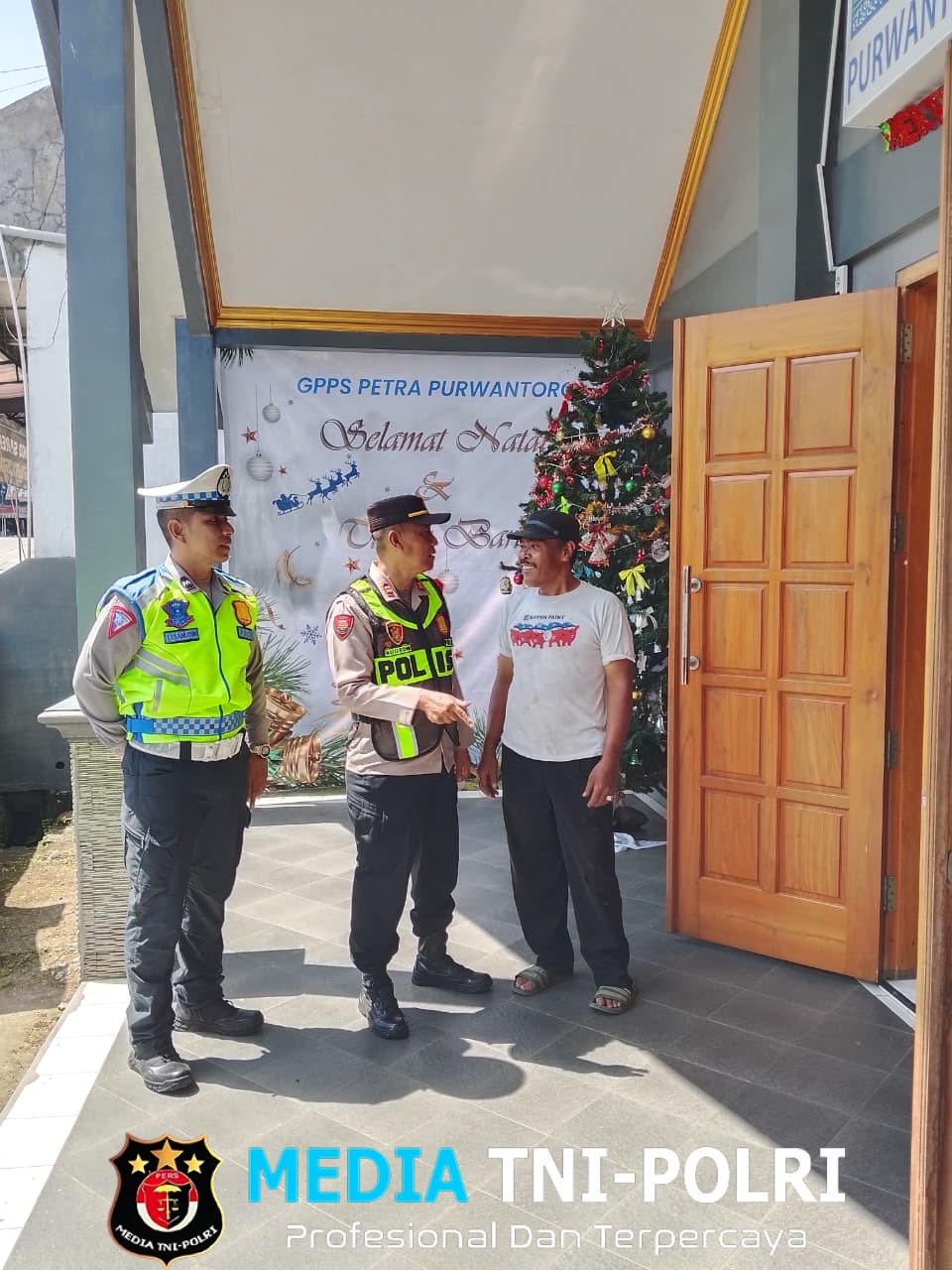 Polres Wonogiri Intensifkan Patroli Gereja Jelang Natal dan Tahun Baru 2025