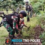 Menjelang Natal, Satgas Yonif 123/Rajawali Laksanakan Karya Bhakti dan Pelayanan Kesehatan di Papua  ‎