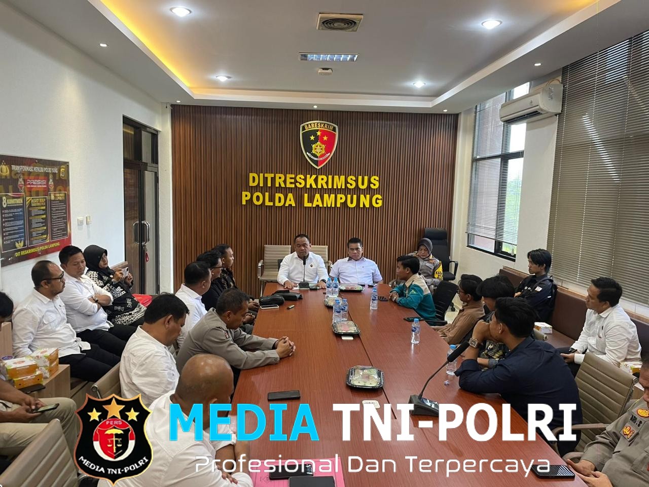 Polda Lampung Terima Audiensi Perwakilan Mahasiswa Perguruan Tinggi Lampung