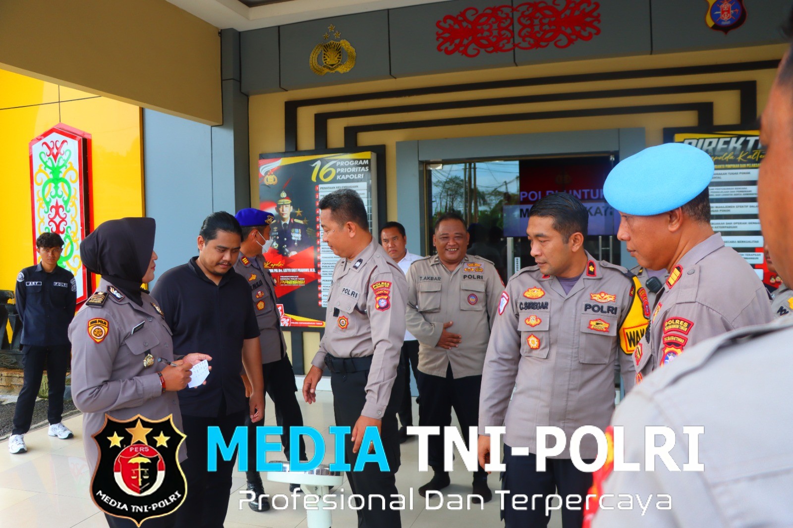 Waka Polres Dorong Gaya Hidup Sehat dengan Pengecekan Berat Badan Personel