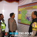 Kapolres Langkat Cek Pos Pam dan Pos Yan Ops Lilin Toba, Pastikan Pengamanan Nataru Aman dan Kondusif