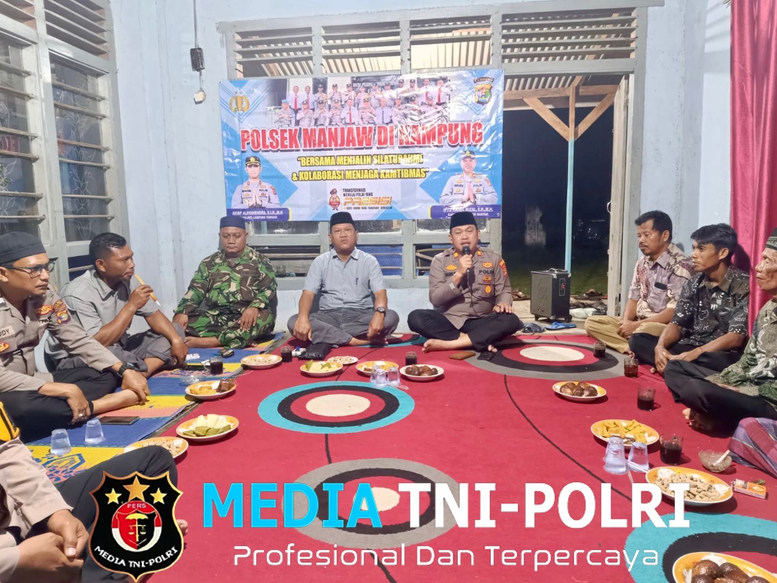 Kearifan Lokal Jadi Pondasi, Polsek Seputih Banyak Jaga Kamtibmas Bersama Warga
