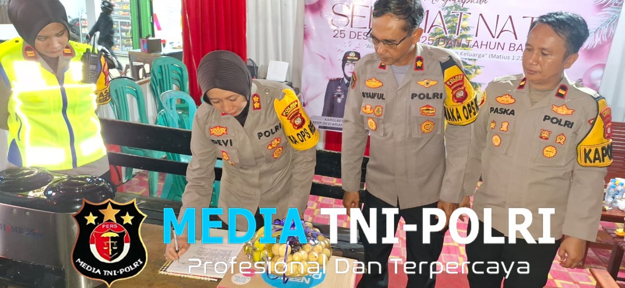 Kapolres Landak Laksanakan Kunjungan Supervisi ke Pos Pengamanan Nataru di Kecamatan Mempawah Hulu